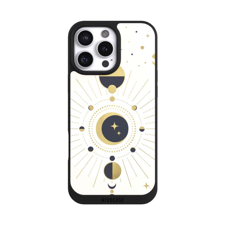 iPhone 16 Pro Max NIVOpure Look abstrait or rose