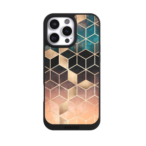 Apple iPhone 16 Pro Max NIVOpure Ombre Traum Würfel Gold Druck