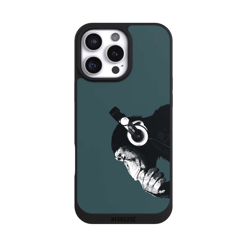 iPhone 16 Pro Max NIVOpure Denkender Affe Blau