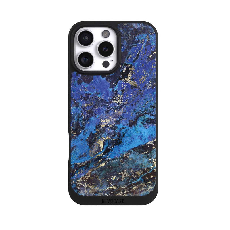 iPhone 16 Pro Max NIVOpure Lapislazuli blau und gold