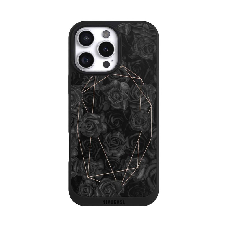 iPhone 16 Pro Max NIVOpure Schwarze Rosen