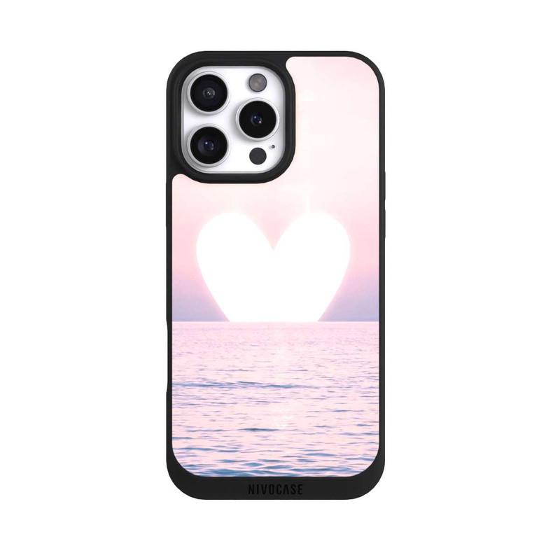 iPhone 16 Pro Max NIVOpure Herz-Sonnenuntergang