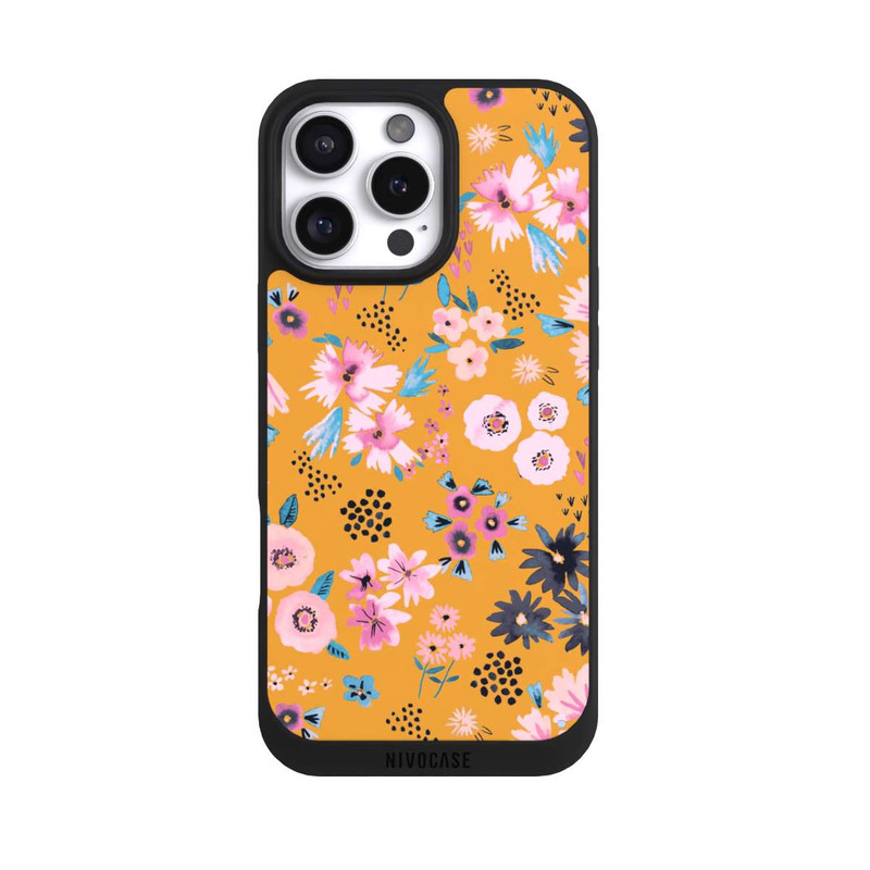 iPhone 16 Pro Max NIVOpure Kleine Blumen senfgelb