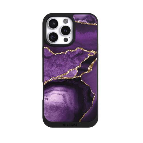 Apple iPhone 16 Pro Max NIVOpure Marbre Violet Paysage