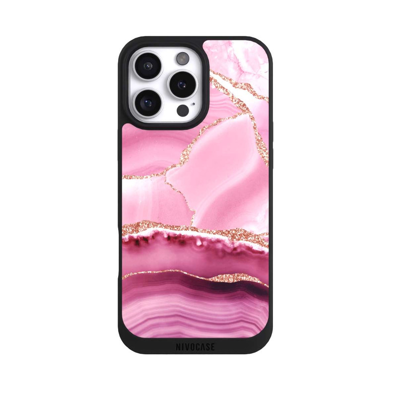 iPhone 16 Pro Max NIVOpure Meerjungfrauen Pink Marmor