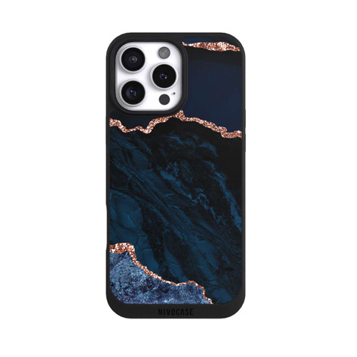 Apple iPhone 16 Pro Max NIVOpure Nacht Blau Marmor Landschaft