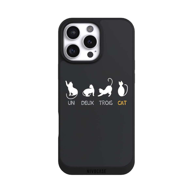 iPhone 16 Pro Max NIVOpure Un Deux Trois Cat