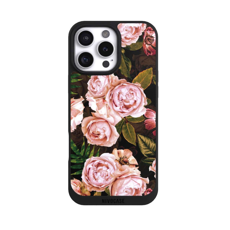 iPhone 16 Pro Max NIVOpure Fond des roses vintage