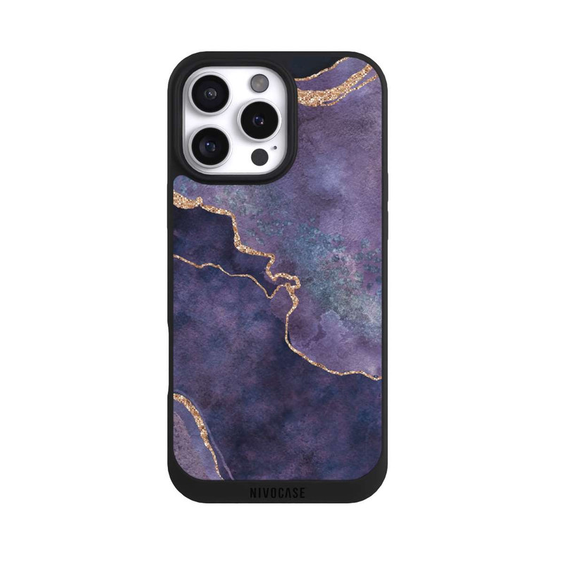 iPhone 16 Pro Max NIVOpure Lila Edelstein glamourös