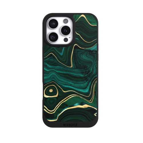 Apple iPhone 16 Pro Max NIVOpure Malachite gold print