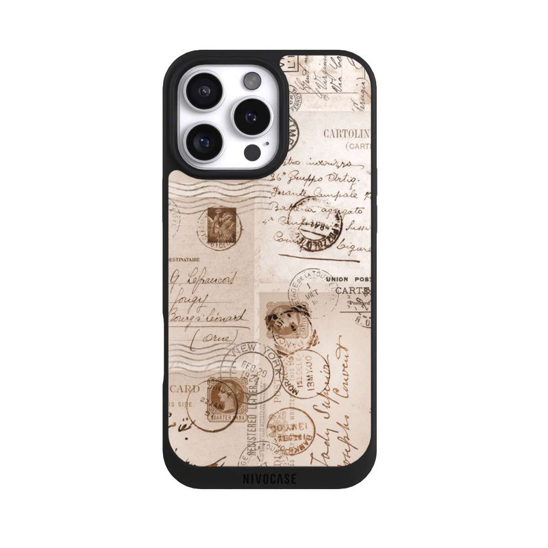 iPhone 16 Pro Max NIVOpure Vintage Briefmarken