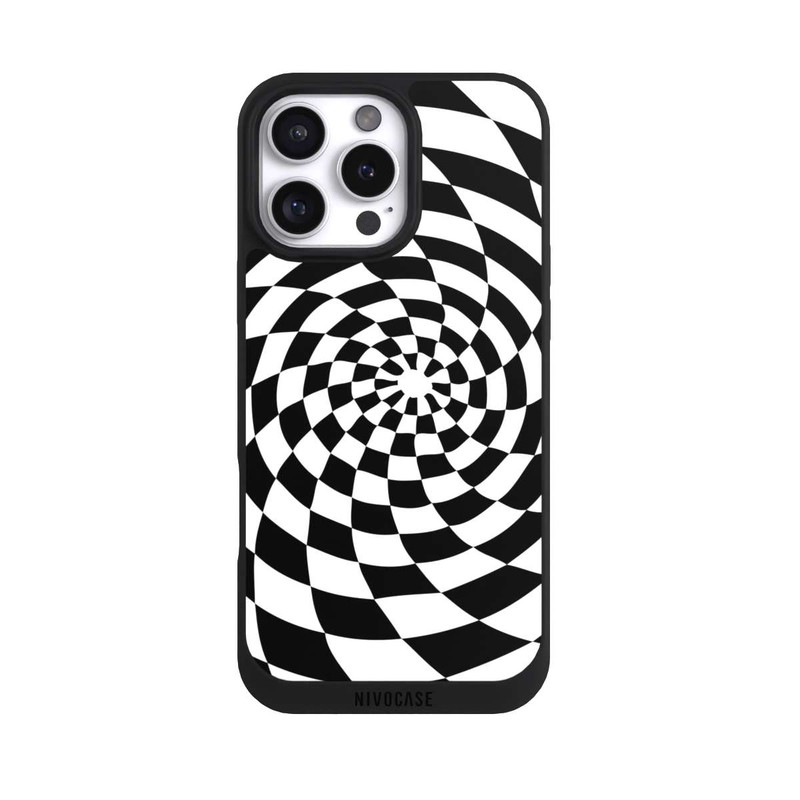 iPhone 16 Pro Max NIVOpure Schwarz-Weiß Illusion