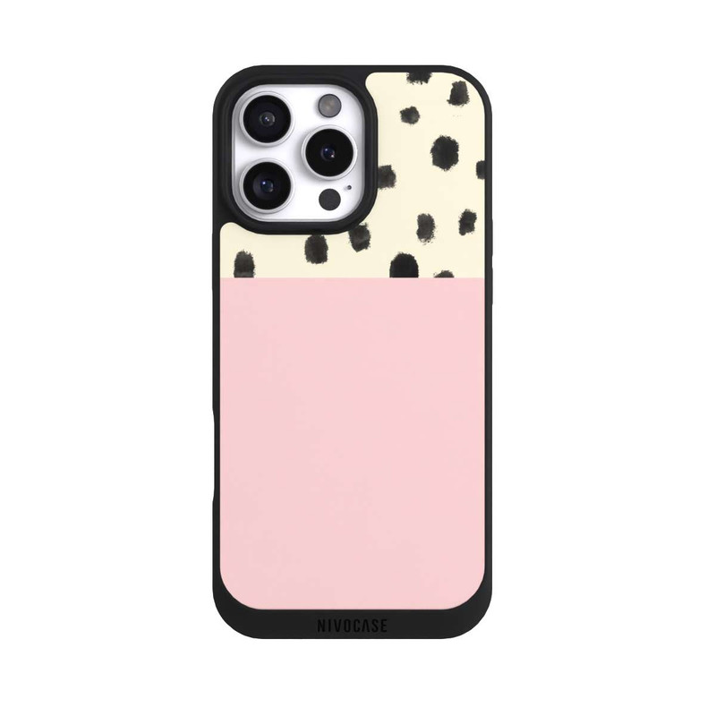 iPhone 16 Pro Max NIVOpure Punkte und Rosa