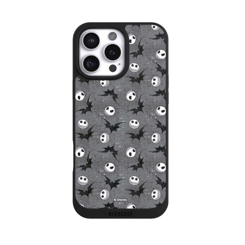 Apple iPhone 16 Pro Max NIVOpure Jack Grey Pattern Tim Burtons Nightmare before Christmas