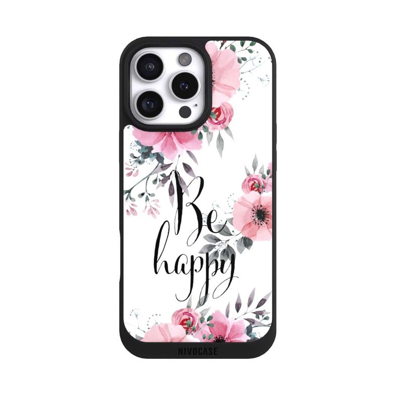 iPhone 16 Pro Max NIVOpure Be Happy Blumen
