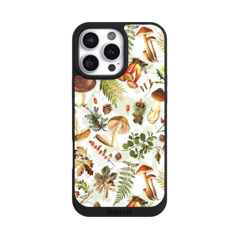 iPhone 16 Pro Max NIVOpure Motif champignon blanc