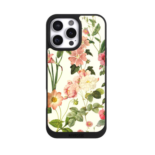 Apple iPhone 16 Pro Max NIVOpure Fleurs sauvages sur jaune clair