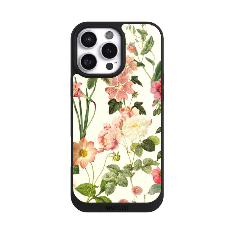 iPhone 16 Pro Max NIVOpure Wildblumen auf Hellgelb