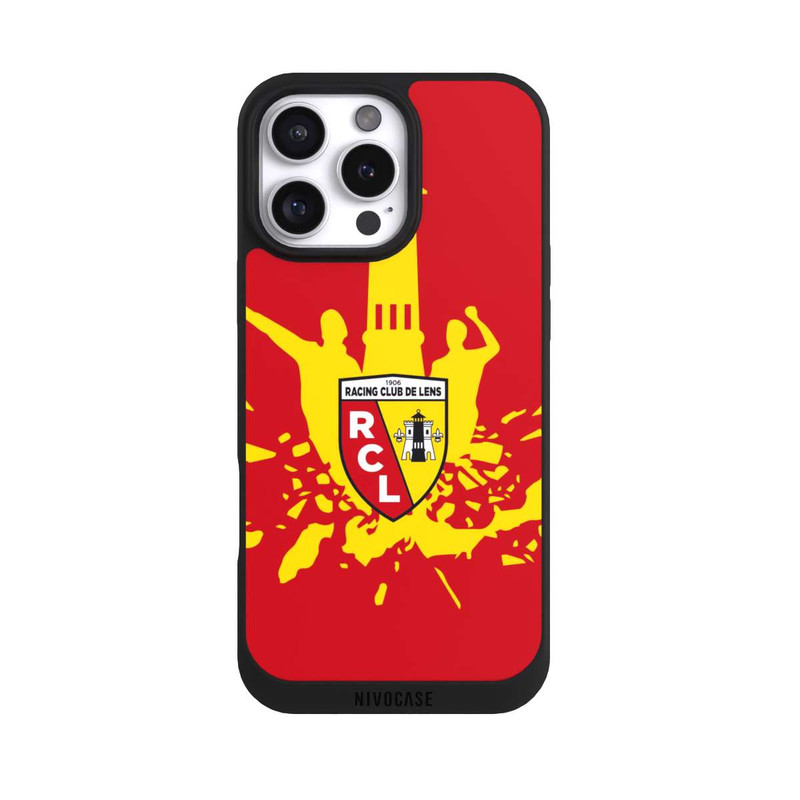 iPhone 16 Pro Max NIVOpure Tour RCL jaune sur rouge