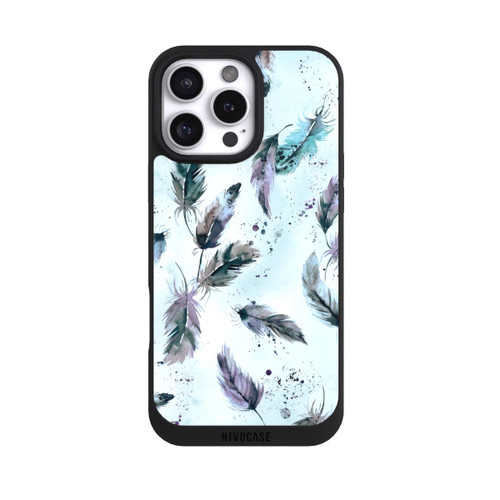 Apple iPhone 16 Pro Max NIVOpure Magical Feathers Soft Blue