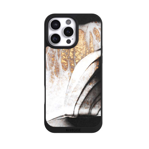 Apple iPhone 16 Pro Max NIVOpure Schwarze und goldene Adern