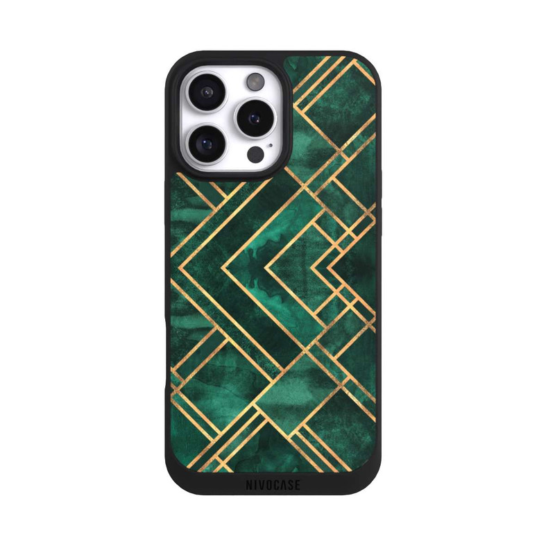 iPhone 16 Pro Max NIVOpure Grüne Blöcke
