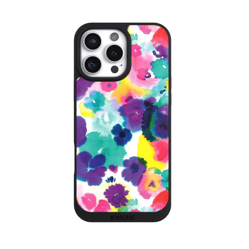 iPhone 16 Pro Max NIVOpure Fleurs aquarelles abstraites