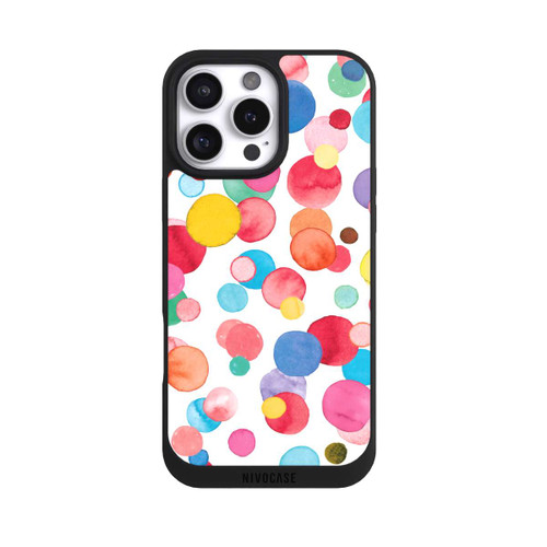 Apple iPhone 16 Pro Max NIVOpure Summer Polka Dots Watercolor