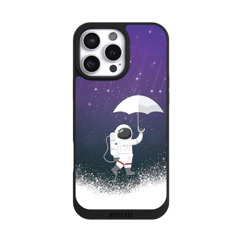 iPhone 16 Pro Max NIVOpure Astronaut im Asteroidenregen