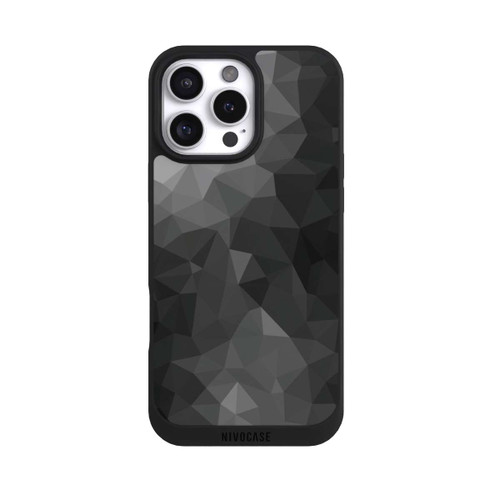 Apple iPhone 16 Pro Max NIVOpure Polygonal Mosaic Schwarz/Weiß