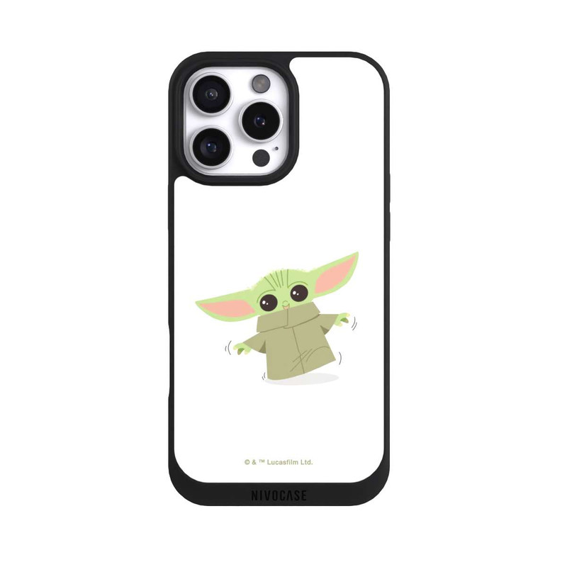 iPhone 16 Pro Max NIVOpure Baby Yoda läuft