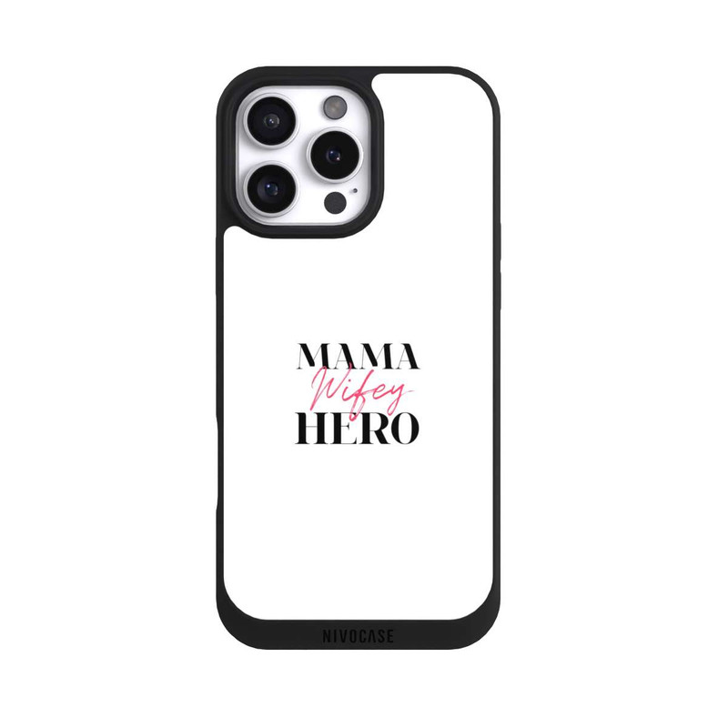 iPhone 16 Pro Max NIVOpure Mama Wifey Hero White