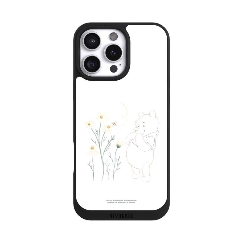 iPhone 16 Pro Max NIVOpure Winnie Pooh regarde les marguerites