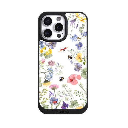 Apple iPhone 16 Pro Max NIVOpure Bunte Frühlingsblumen und Bienen