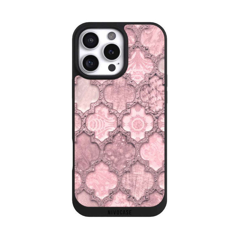 iPhone 16 Pro Max NIVOpure Morocco Tile Pink