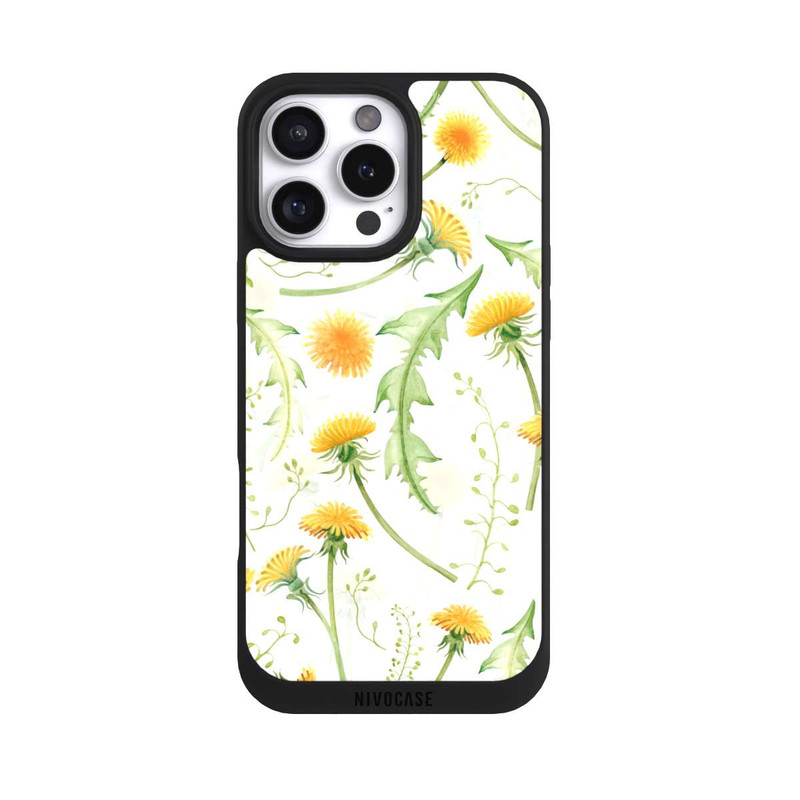 iPhone 16 Pro Max NIVOpure Löwenzahn Muster