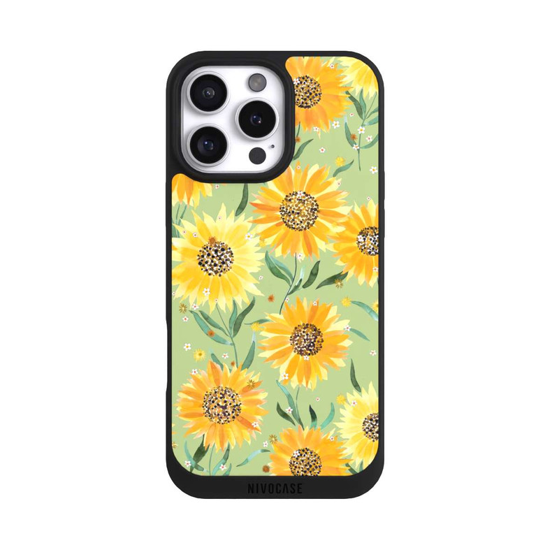 iPhone 16 Pro Max NIVOpure Sonnenblumen grün