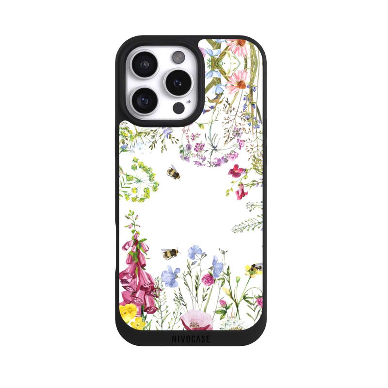 iPhone 16 Pro Max NIVOpure Cadre de fleurs sauvages des prés d'été