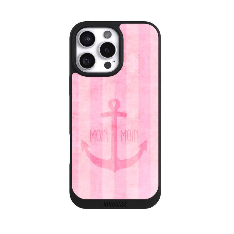 iPhone 16 Pro Max NIVOpure Moin Moin Stripes Pink