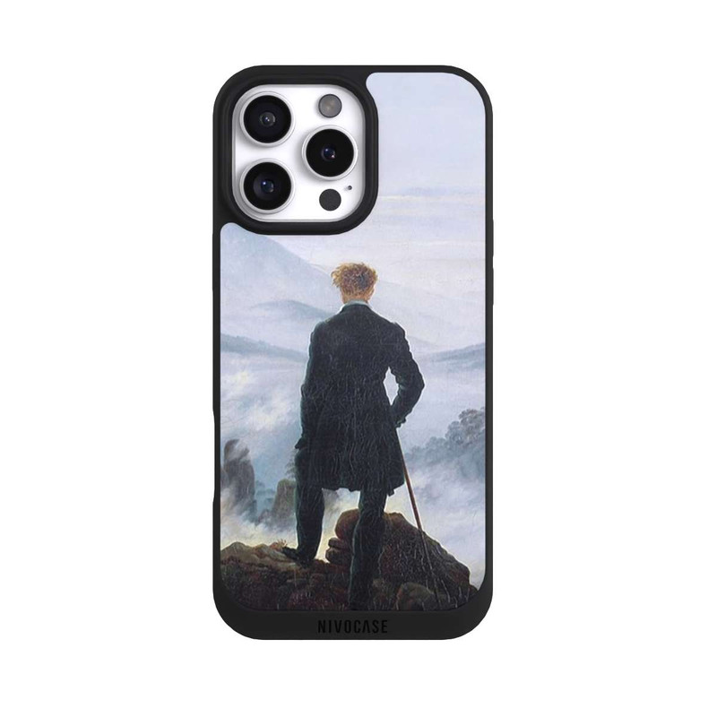 iPhone 16 Pro Max NIVOpure Le Vagabond au-dessus de la Mer de Brouillard