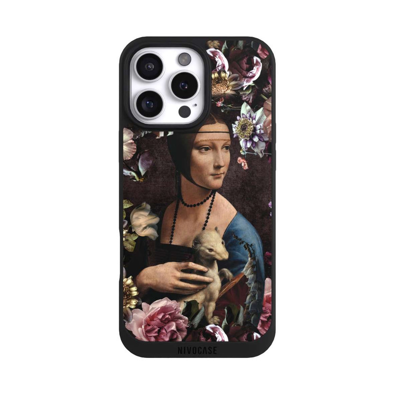iPhone 16 Pro Max NIVOpure Dame mit dem Hermelin Rosen