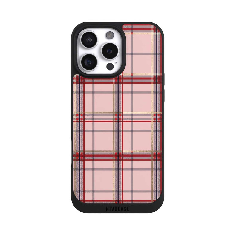 iPhone 16 Pro Max NIVOpure TARTAN PINK
