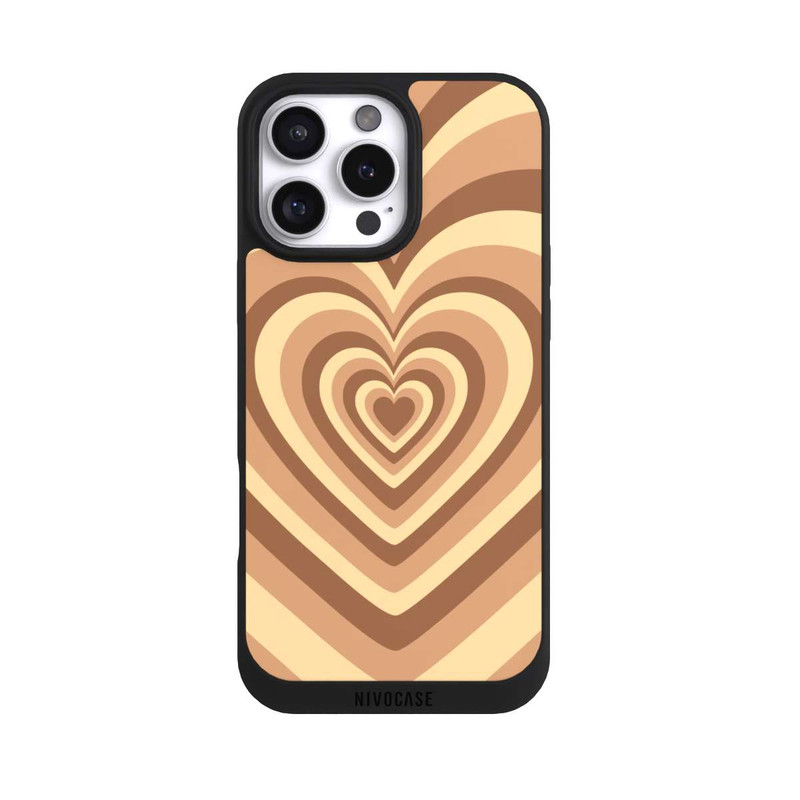 iPhone 16 Pro Max NIVOpure Beating Comic Heart Brown