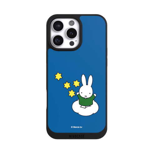 Apple iPhone 16 Pro Max NIVOpure Miffy Étoiles Bleu