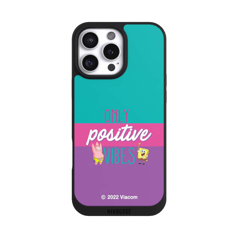 iPhone 16 Pro Max NIVOpure  Spongebob - Only Positive Vibes