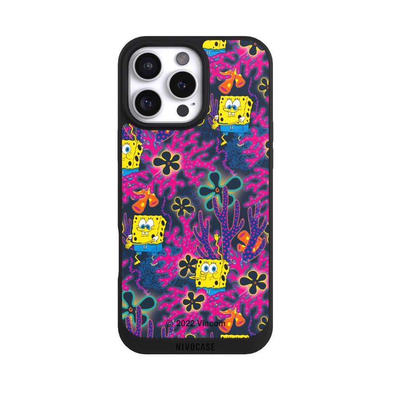 iPhone 16 Pro Max NIVOpure Spongebob - Coral Muster