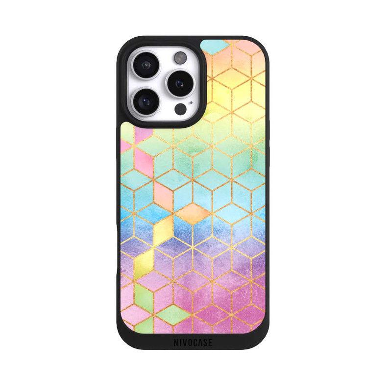 iPhone 16 Pro Max NIVOpure Regenbogenwürfel