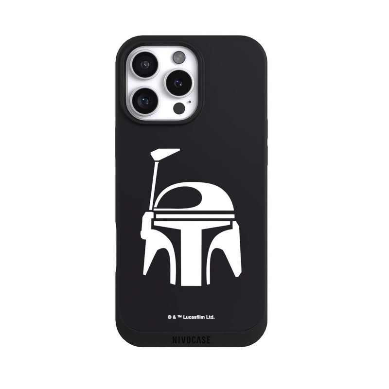 iPhone 16 Pro Max NIVOpure Boba Fett Helm Schwarz