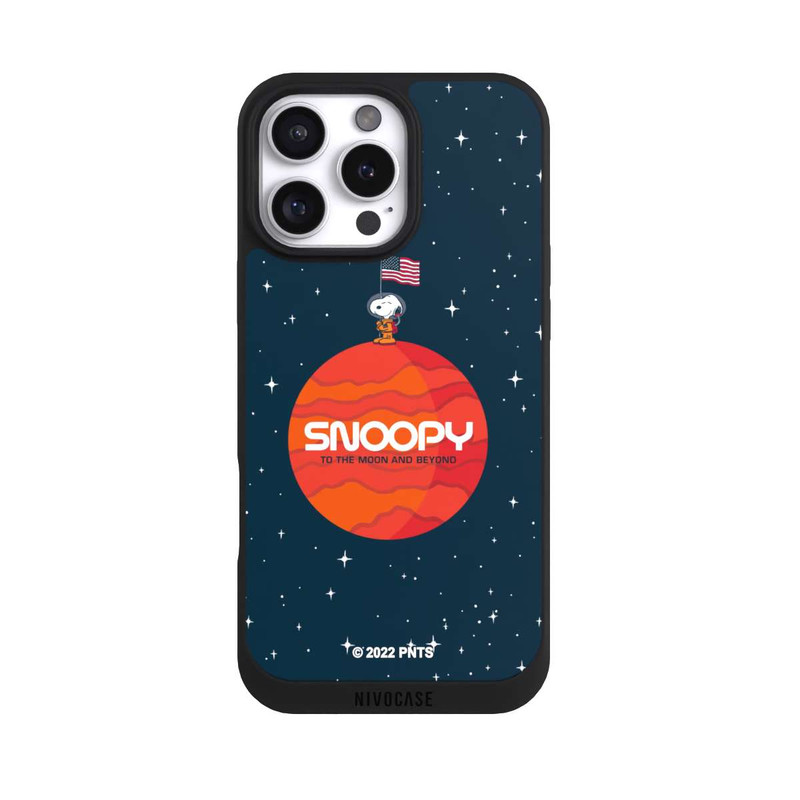 iPhone 16 Pro Max NIVOpure Snoopy Weltraumreisender Orange