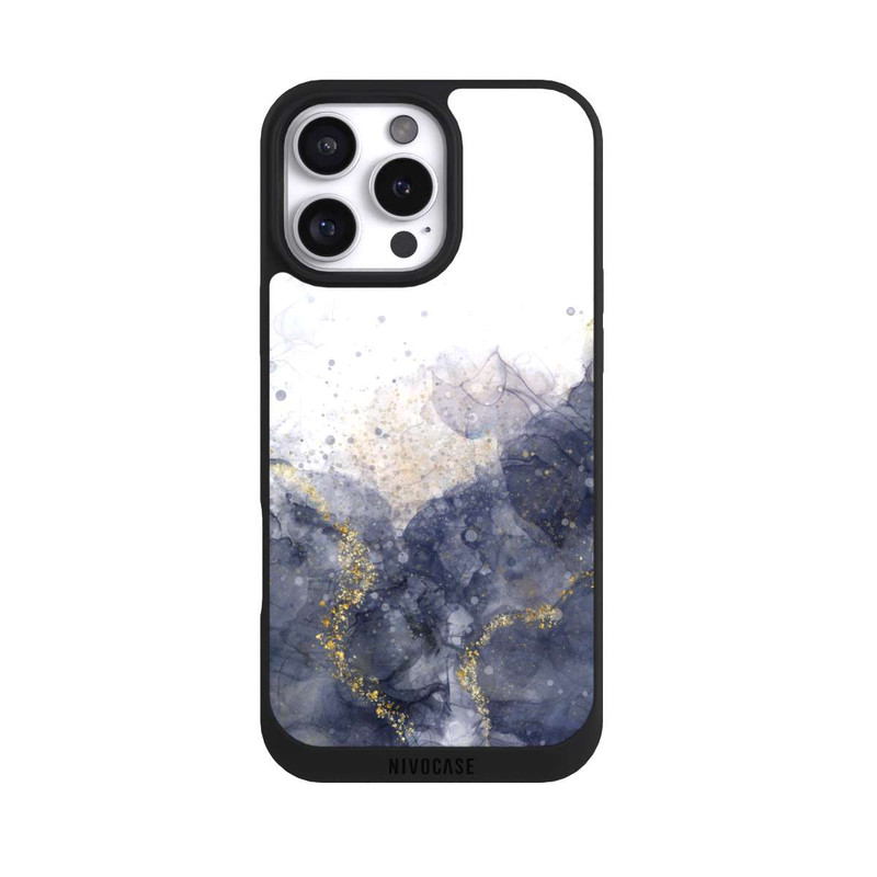 iPhone 16 Pro Max NIVOpure Encre Alcool Bleue Glamour